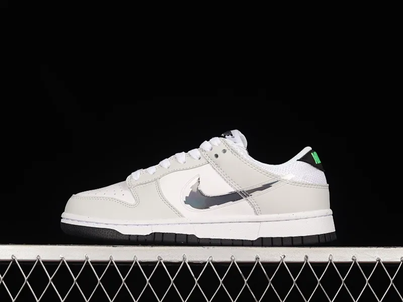 All categories Nk SB Dunk series Nk SB Dunk Low low-top sneakers Nk Dunk Low "Glitch Swoosh" SB smashed backboard fashion casual sneakers DV3033-001
